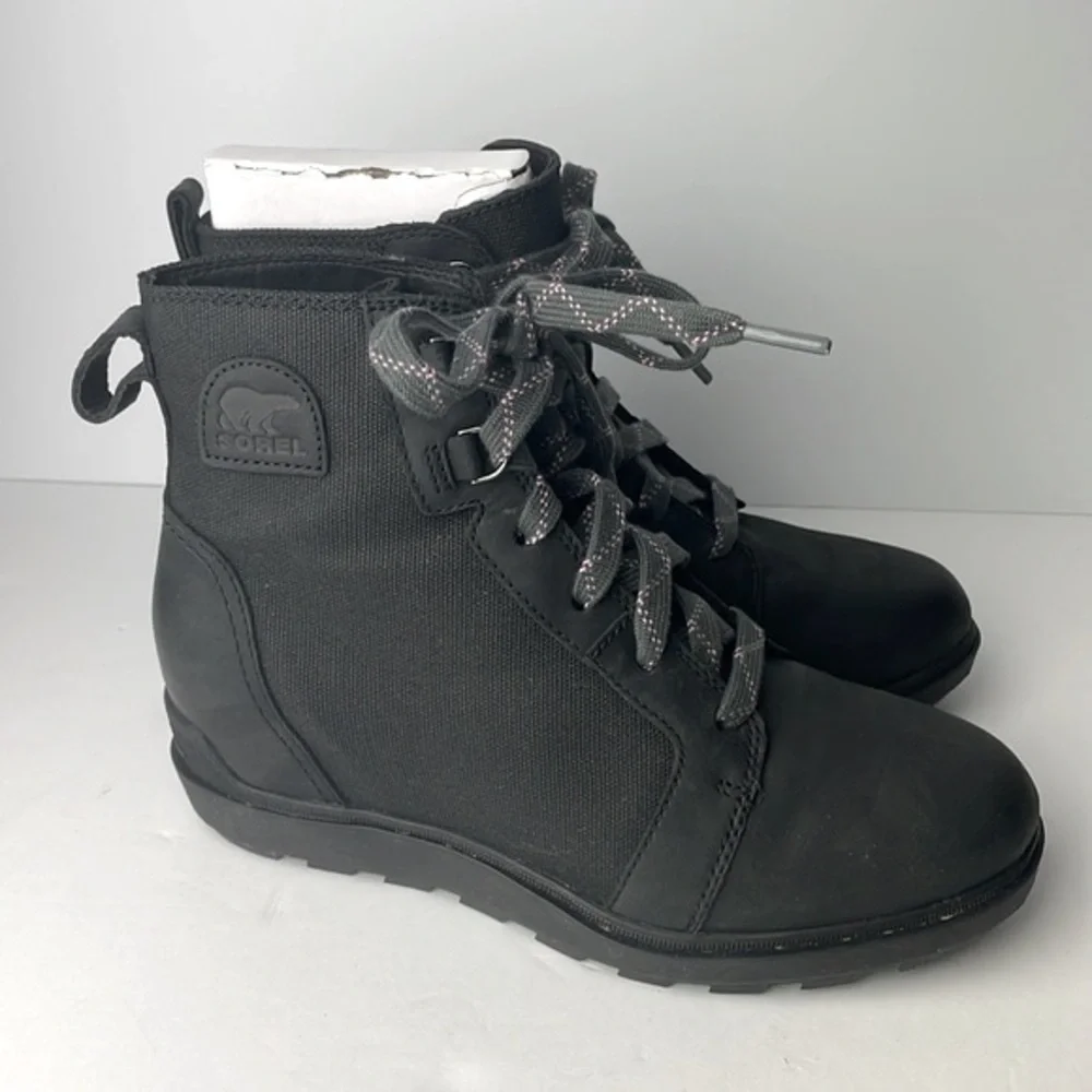 Sorel Evie 2 NW Lace Wedge Ankle Boots